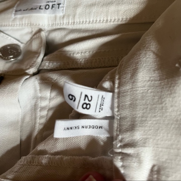 White Loft Jeans - Picture 4 of 4